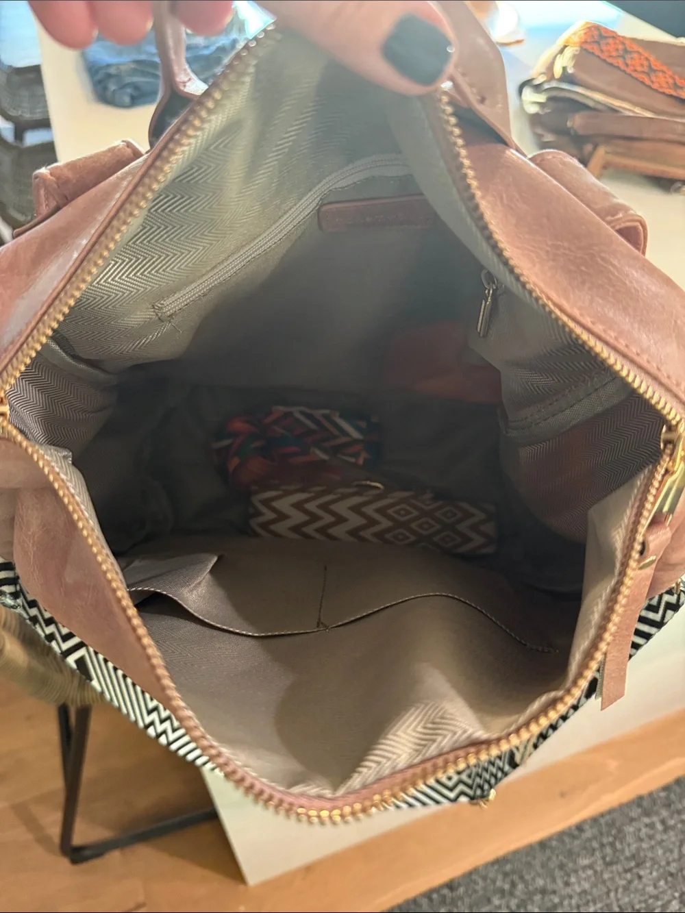 Modern + chic Everyday Convertible Backpack/purse Tote, NWOT